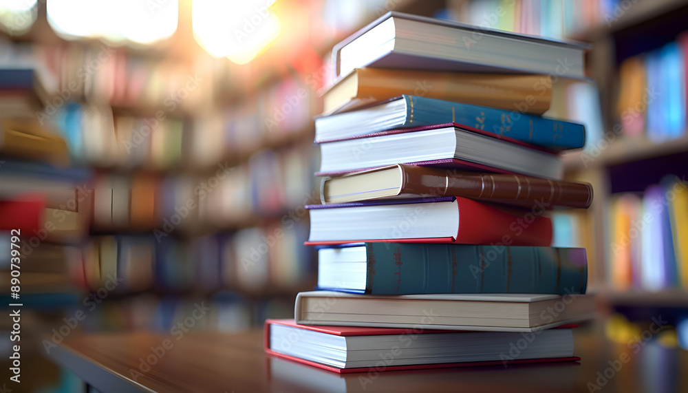 large stack of books in bright light large stack of books in bright light