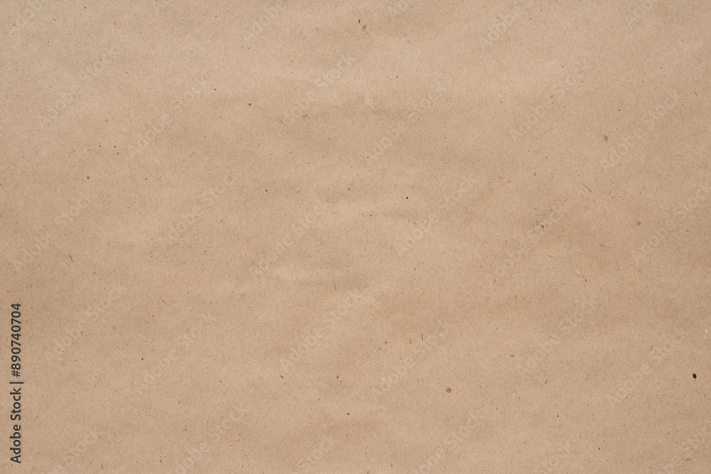 A sheet of brown craft recycled paper A sheet of brown craft recycled paper