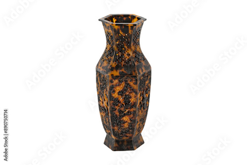 antique vase isolated on white