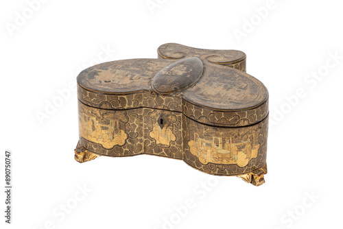 old wooden box isolated
