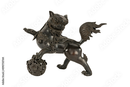 black and white horse