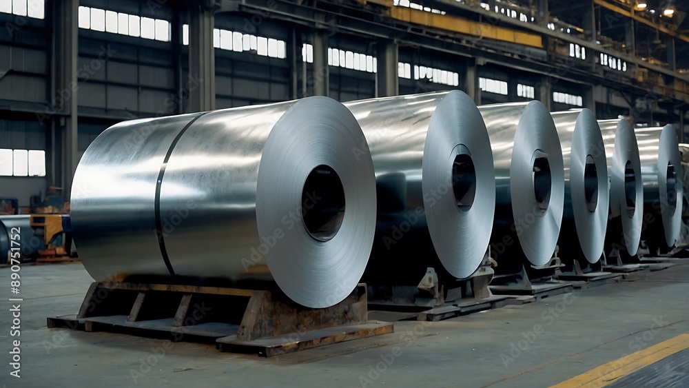Steel or galvanized roll in the factory Steel or galvanized roll in the factory