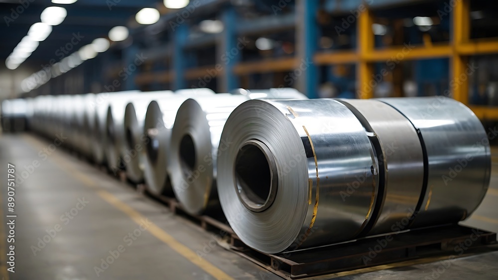 Steel or galvanized roll in the factory Steel or galvanized roll in the factory