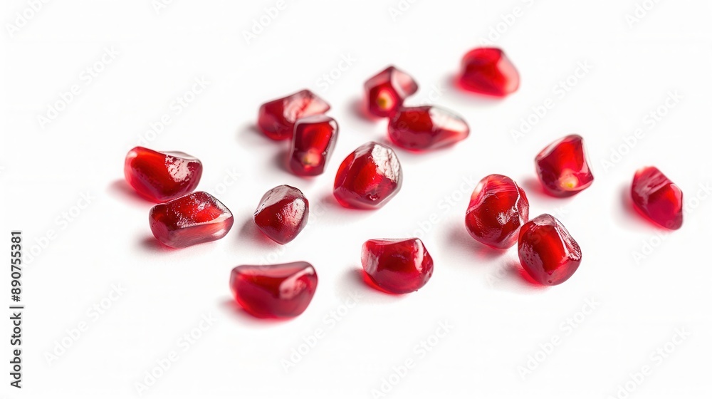 Fresh pomegranate fruit closeup view Fresh pomegranate fruit closeup view