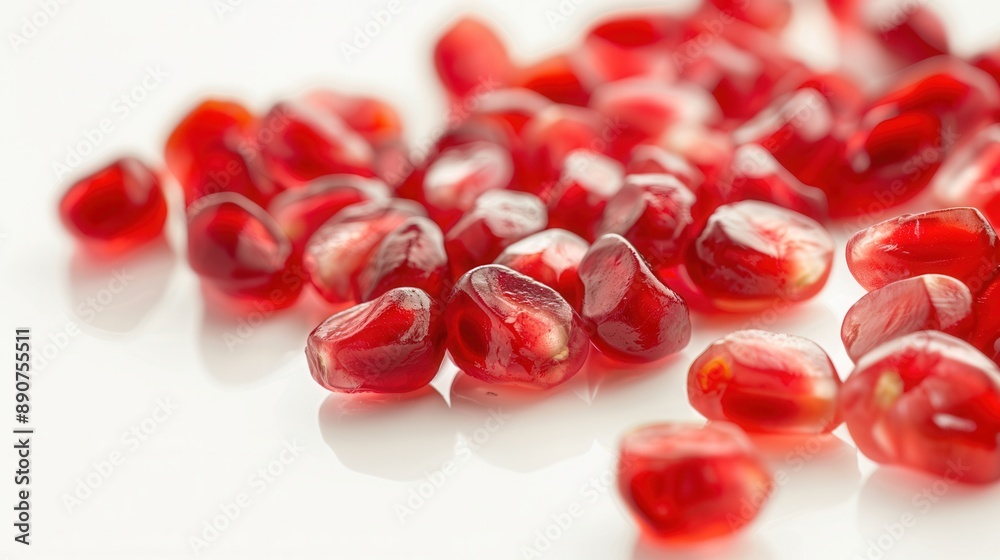 Fresh pomegranate fruit closeup view Fresh pomegranate fruit closeup view