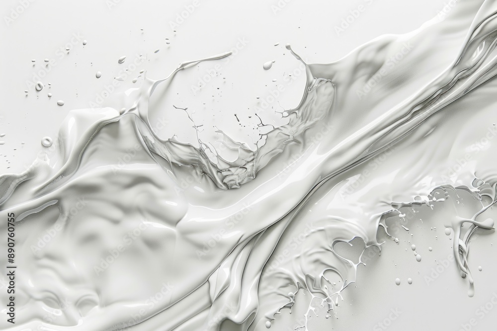 A close-up shot of a liquid wave on a white surface, great for use in scientific or medical contexts A close-up shot of a liquid wave on a white surface, great for use in scientific or medical contexts