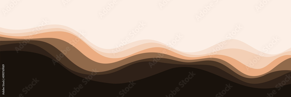 sunset pastel color gradient landscape wave pattern design vector illustration good for wallpaper, background, backdrop, banner, ui, ux, business, and advertising sunset pastel color gradient landscape wave pattern design vector illustration good for wallpaper, background, backdrop, banner, ui, ux, business, and advertising