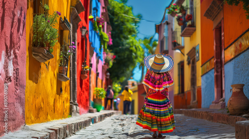 mexico woman on street