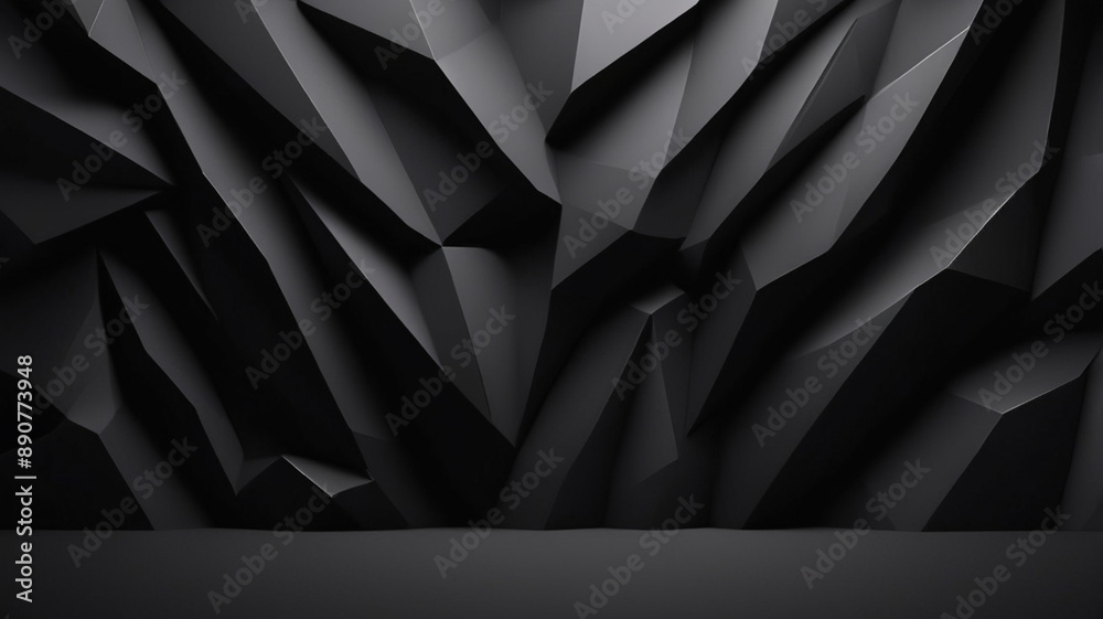 Obraz premium Simple 3D Dark Background, 3d black background , 3d simple background