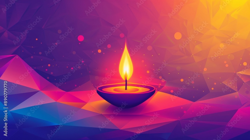 Happy Diwali, festival of lights! Modern minimalist geometric design. Poster, banner, and social media template. Vector concept. Happy Diwali, festival of lights! Modern minimalist geometric design. Poster, banner, and social media template. Vector concept.