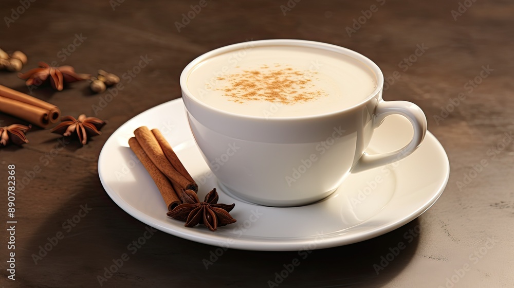 cup of coffee with cinnamon cup of coffee with cinnamon