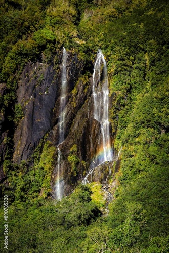 Trident Creek Falls, South Island, New Zealand