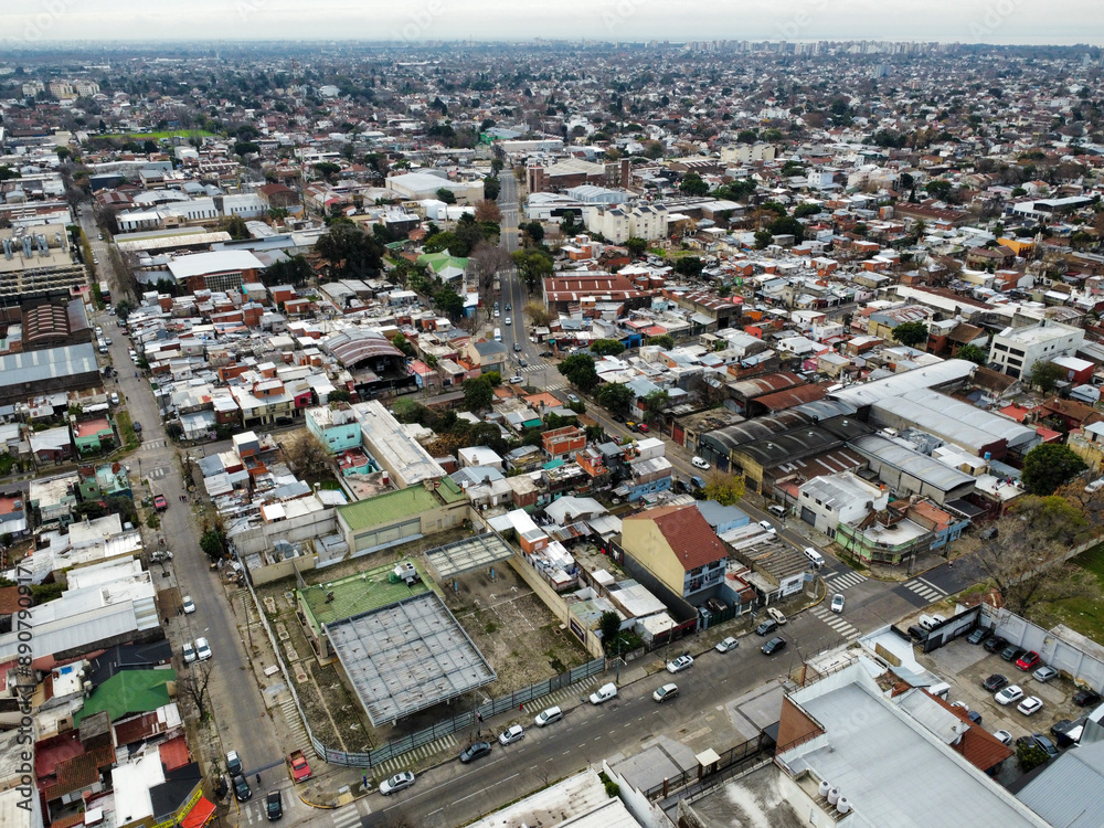 Fototapeta premium ciudad pobre de america latina