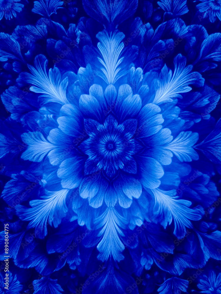 Obraz premium blue flower background