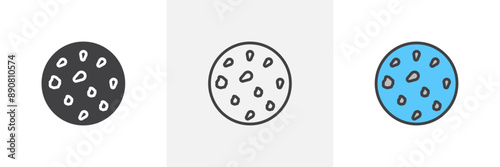 Thalassaemia colored icon set