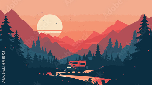 Abstract Vector Graphic - Background - SVG - Illustration