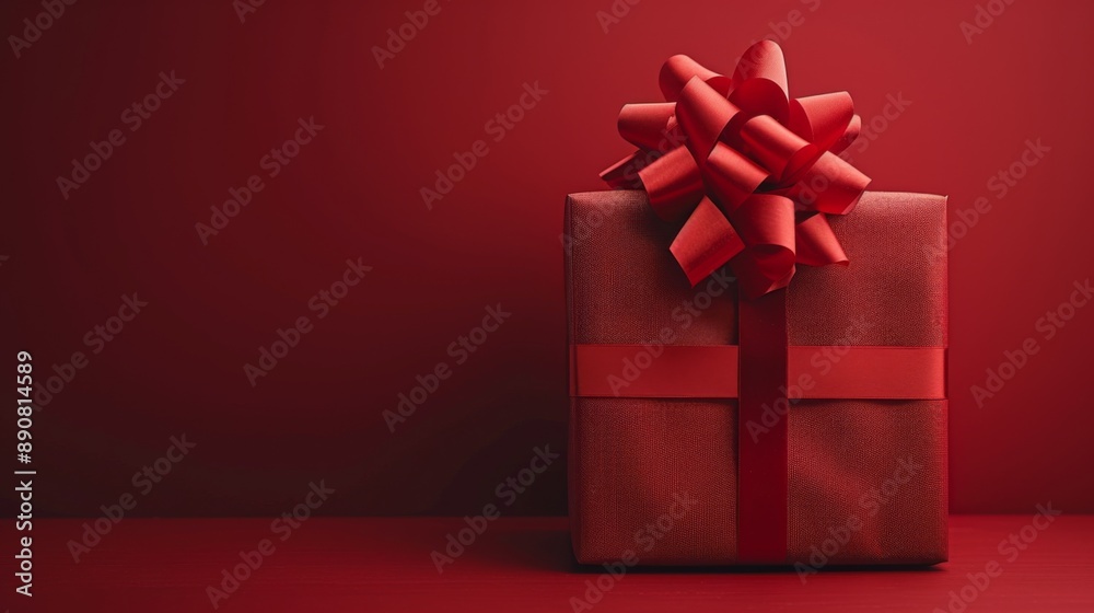 Red Gift Box with Bow Red Gift Box with Bow