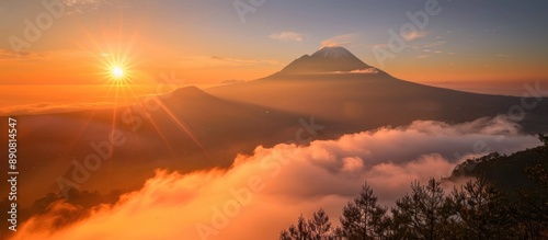 Golden Sunrise, Sikunir Hill photo