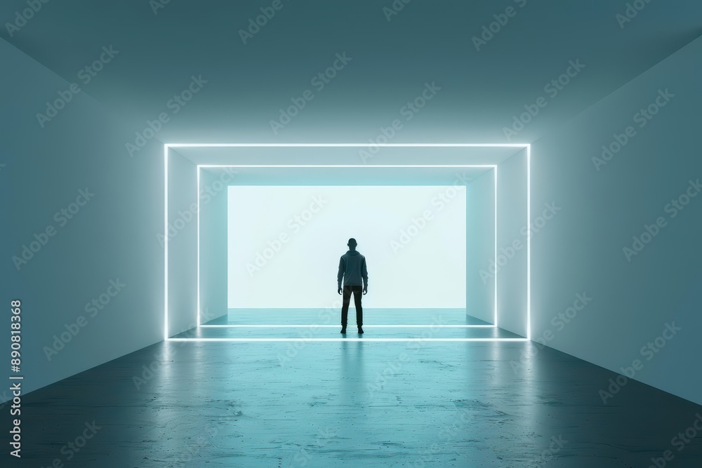 Precision in public relations through refined strategies in an ultramodern, supernatural scene, with copy space Precision in public relations through refined strategies in an ultramodern, supernatural scene, with copy space