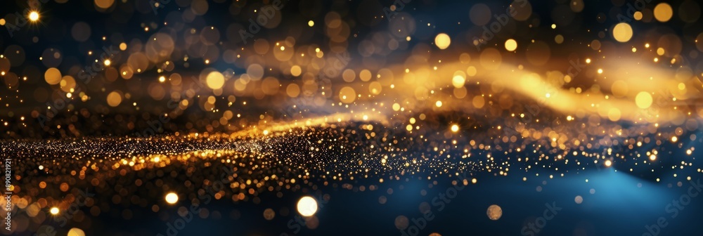 Abstract Glittering Lights and Bokeh Background Abstract Glittering Lights and Bokeh Background