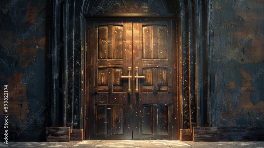 Fototapeta premium Vintage Wooden Door