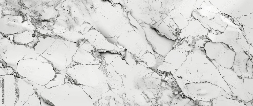 Obraz premium White Marble Texture With Gray Veins Background Image