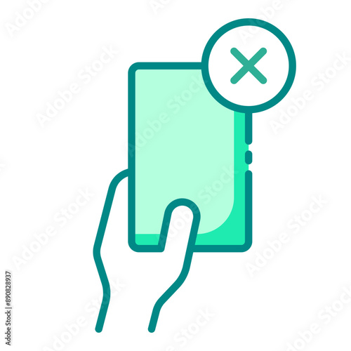 Icon depicting a foul card in football.