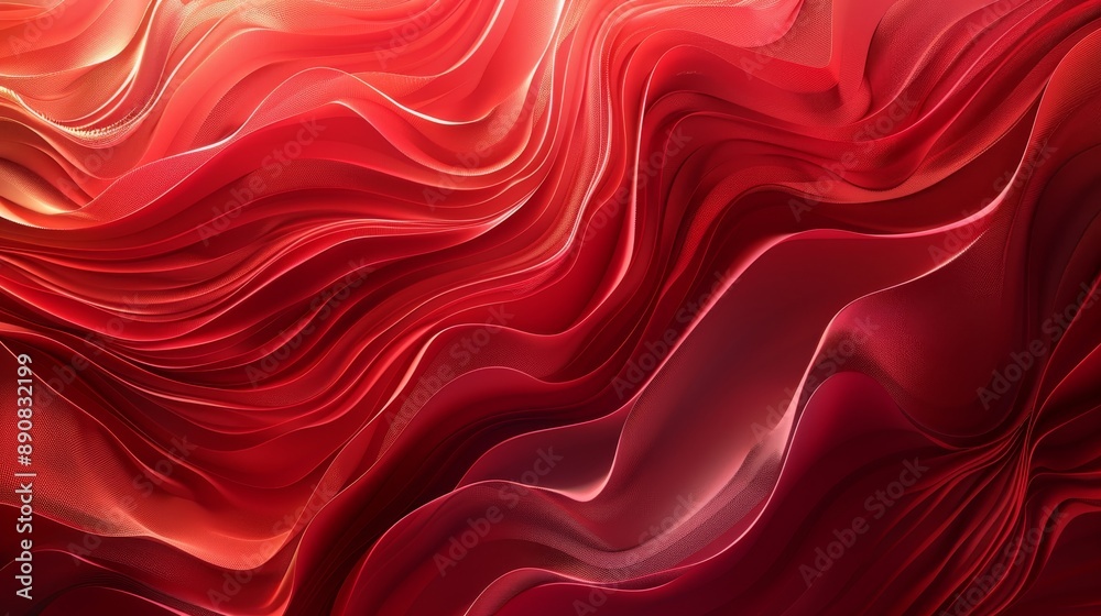 Dynamic red abstract background with wavy curves and varied tones capturing energy and motion Dynamic red abstract background with wavy curves and varied tones capturing energy and motion