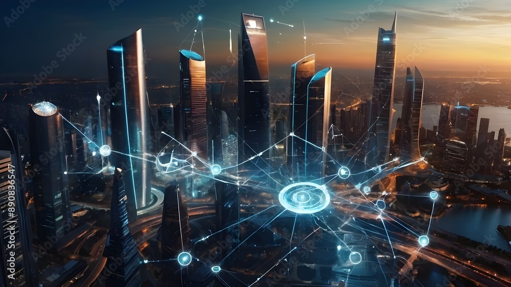 Fototapeta premium background with lots spots