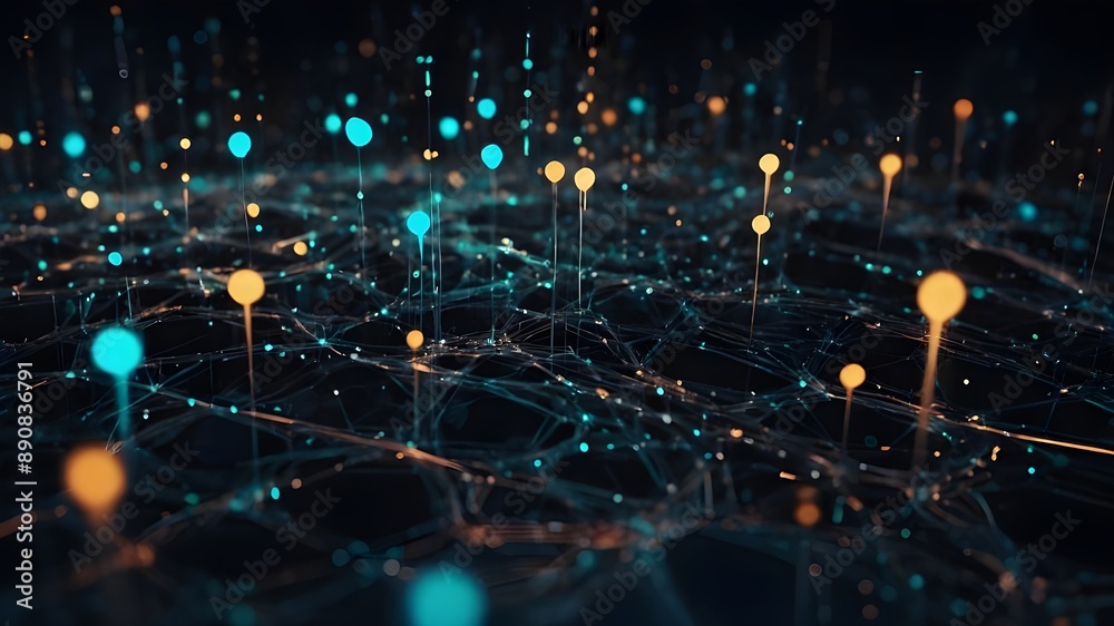 Obraz premium background with lots spots