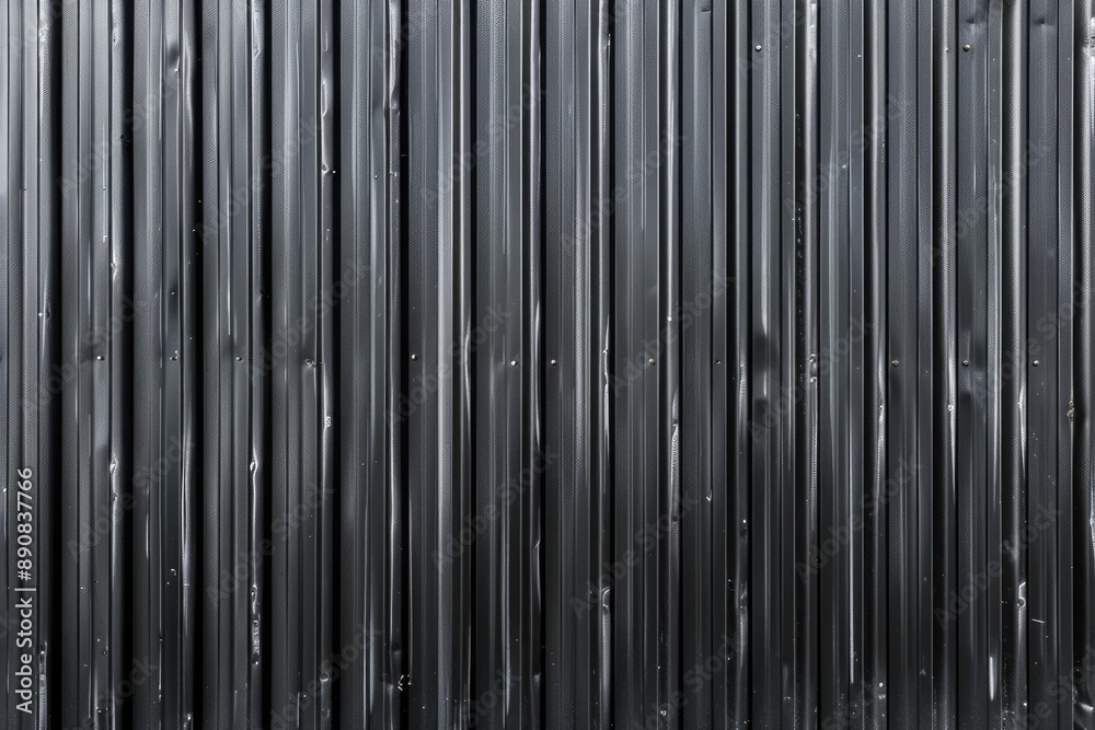 Corrugated Aluminum Facade Texture for Architecture Construction. Abstract Metal Wall Background in Silver Grey Corrugated Aluminum Facade Texture for Architecture Construction. Abstract Metal Wall Background in Silver Grey