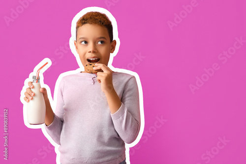 Cute little African-America...