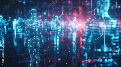 Digital Humanoids in Cyberspace