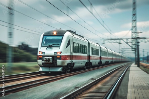 train on the railway