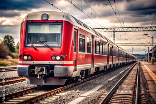 train on the railway