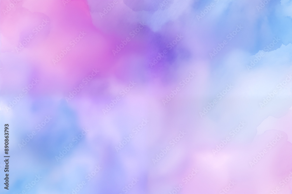 Blue and purple abstract random background with copy space. Bright colourful creative soft summer sky wallpaper. Purple, blue, pink clouds weather artwork Blue and purple abstract random background with copy space. Bright colourful creative soft summer sky wallpaper. Purple, blue, pink clouds weather artwork