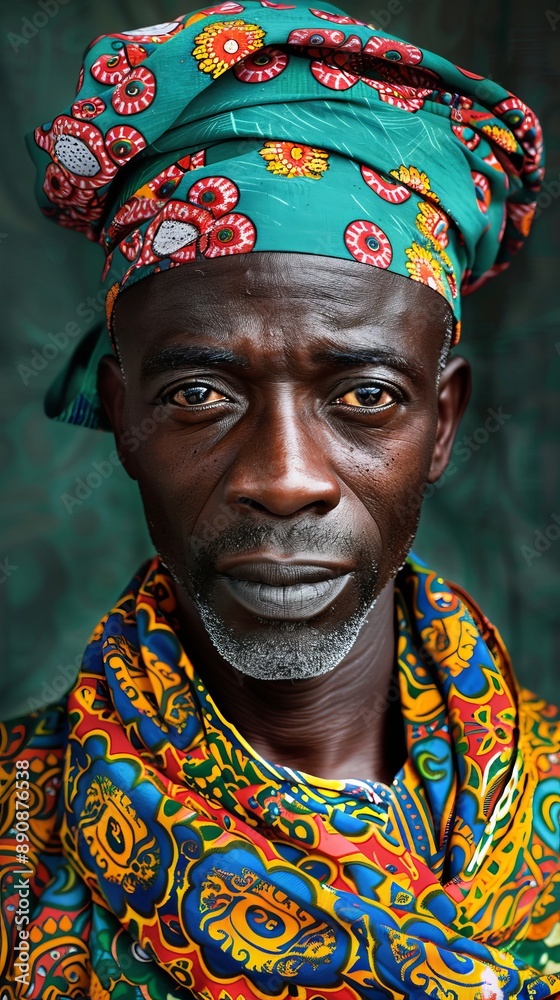 Portrait of african Man, Generative AI Portrait of african Man, Generative AI