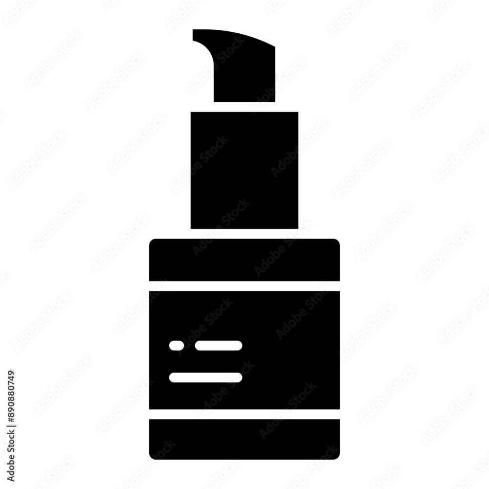 Illustration of Serum Glyph Icon Illustration of Serum Glyph Icon