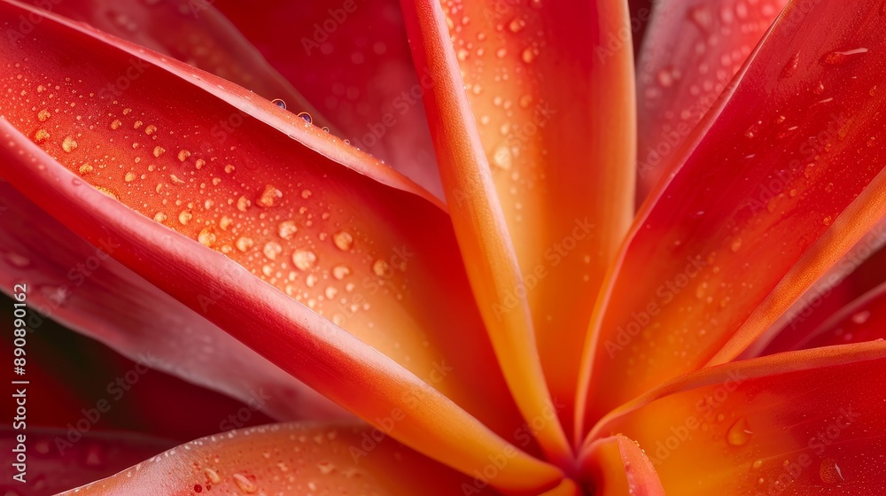 close-up of a tropical flower with rich colors and intricate petal textures close-up of a tropical flower with rich colors and intricate petal textures