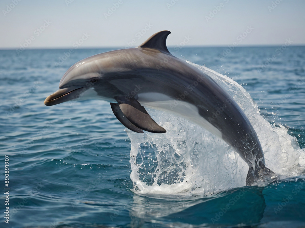 Fototapeta premium close up dolphin