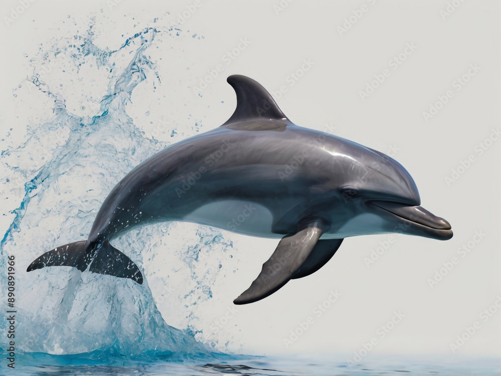 Fototapeta premium close up dolphin