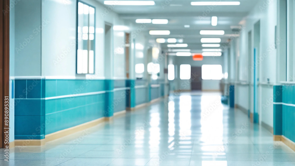 Blur image background of corridor in hospital or clinic image, 16:9, 300 dpi with copyspace Blur image background of corridor in hospital or clinic image, 16:9, 300 dpi with copyspace