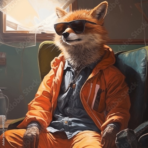 Surreal fox