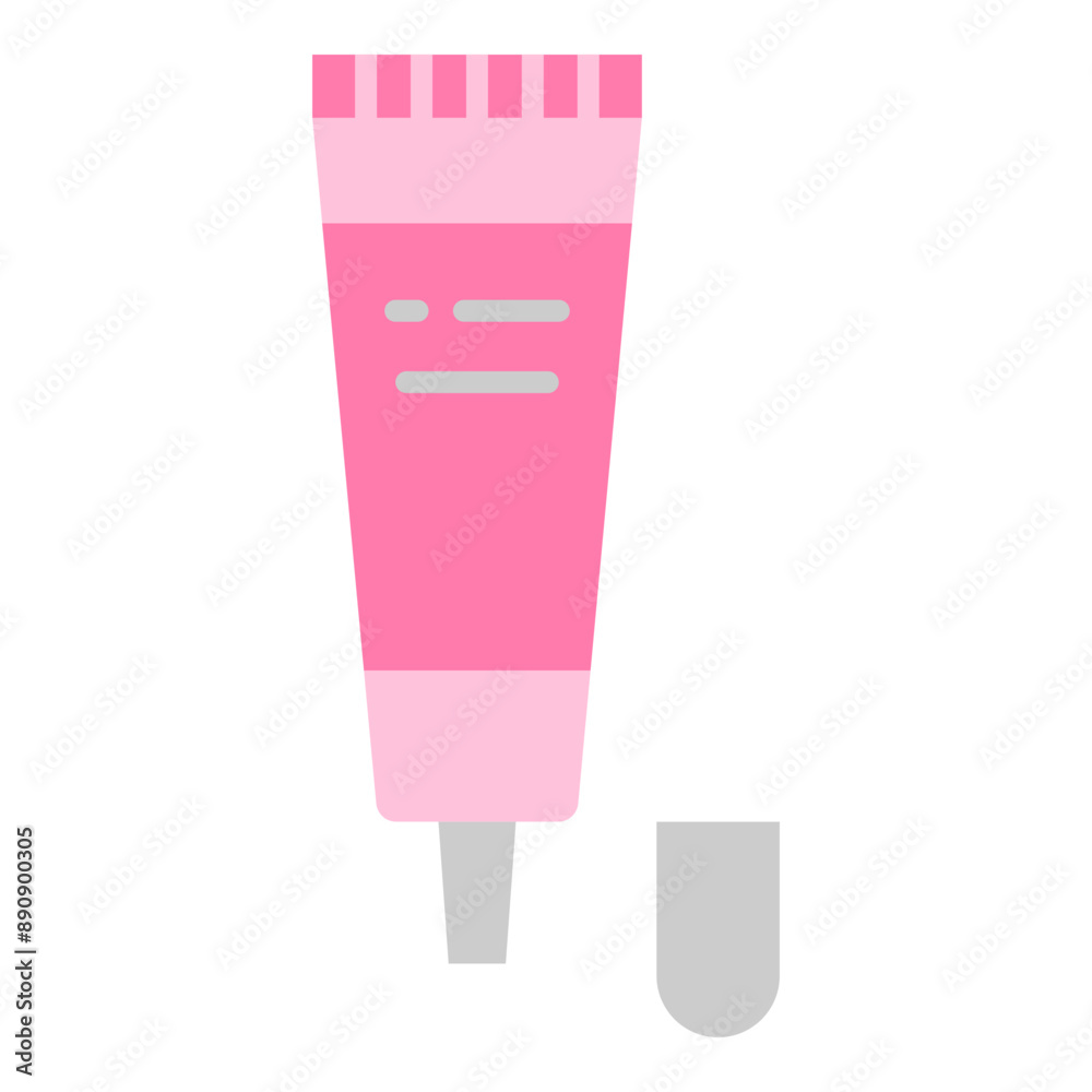 Illustration of Eye Cream Flat Icon . Vector Design Illustration of Eye Cream Flat Icon . Vector Design