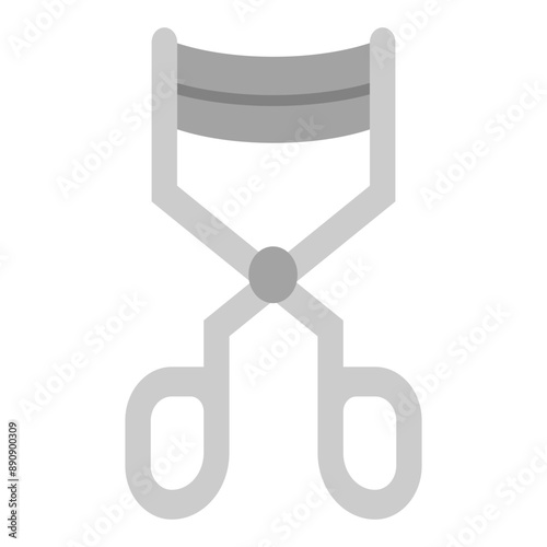  Illustration of Eyelash Curler Flat Icon. Vector Design