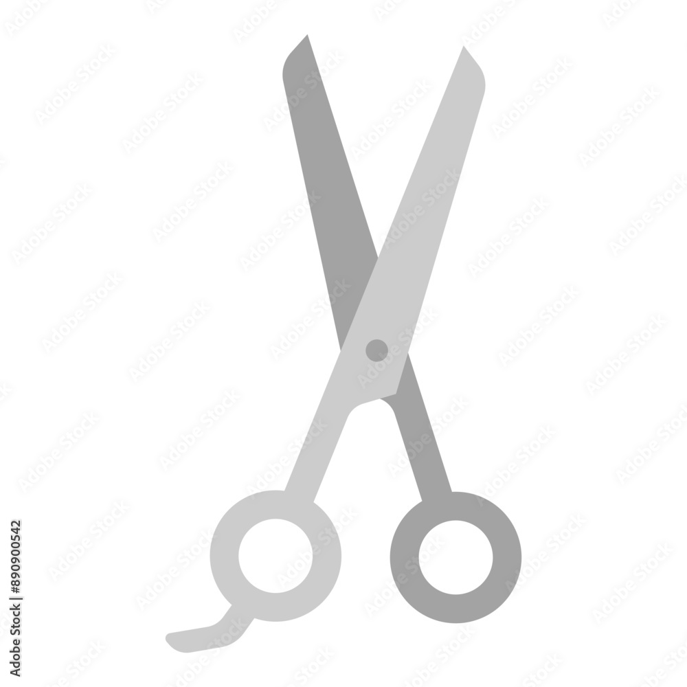Illustration of Scissors Flat Icon. Vector Design Illustration of Scissors Flat Icon. Vector Design