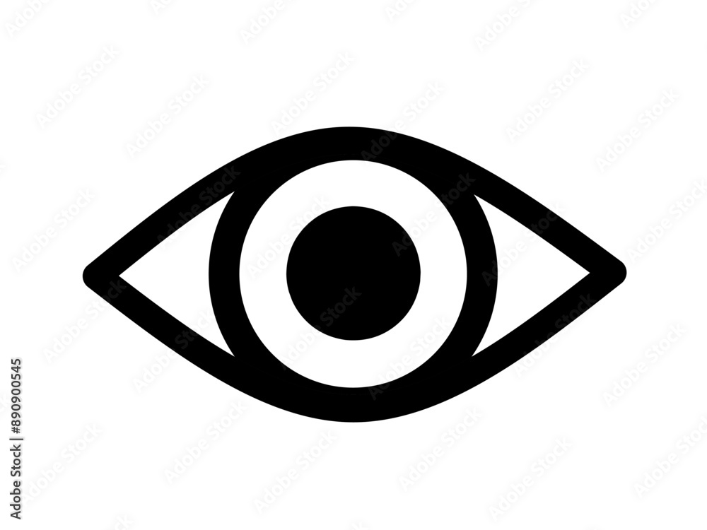 Visible icon vector with simple design.eye icon Visible icon vector with simple design.eye icon