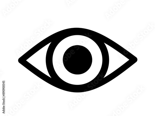Visible icon vector with simple design.eye icon