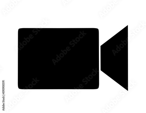 video icon vector with simple design.video camera icon