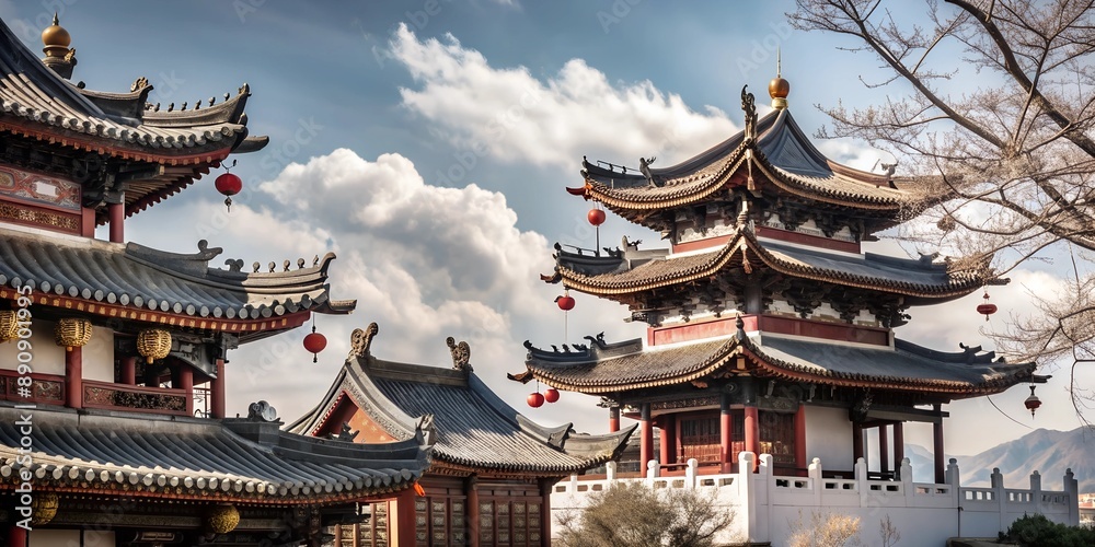 View of China, background View of China, background